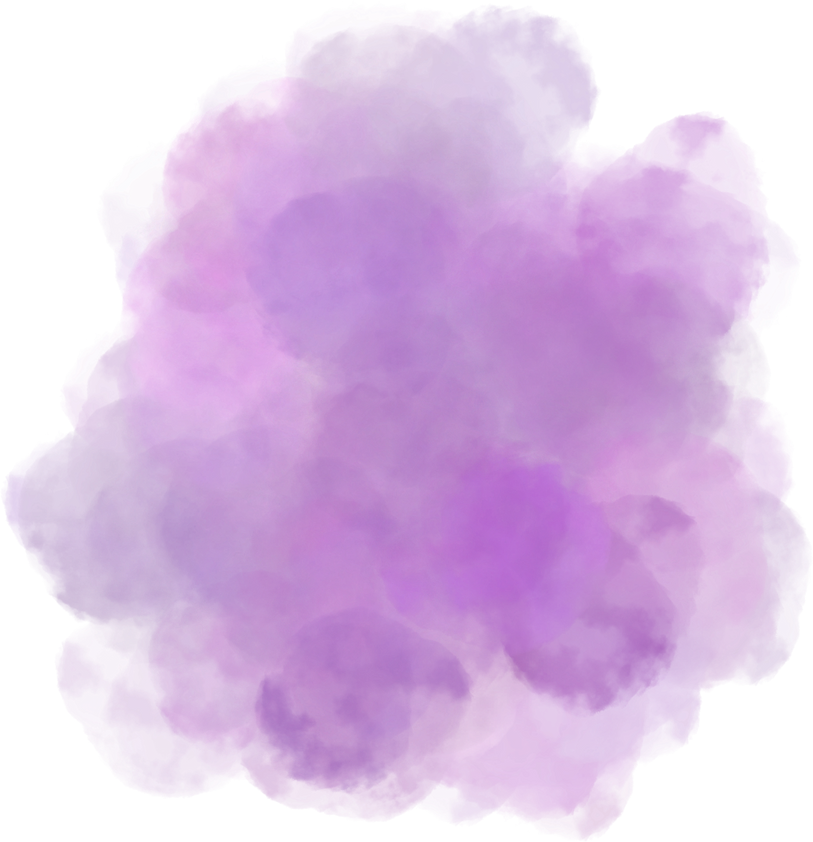 Purple watercolor splotch